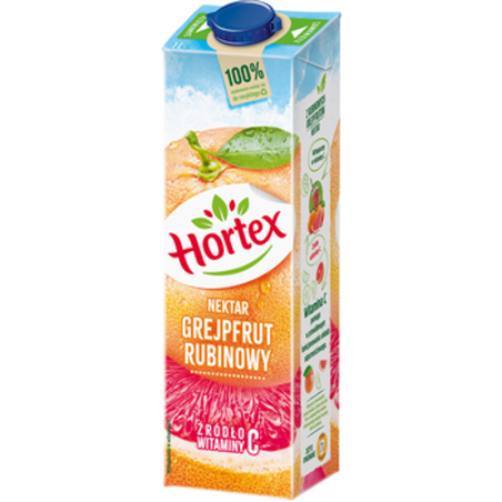 Hortex Nektar grejpfrut rubinowy karton 1 l